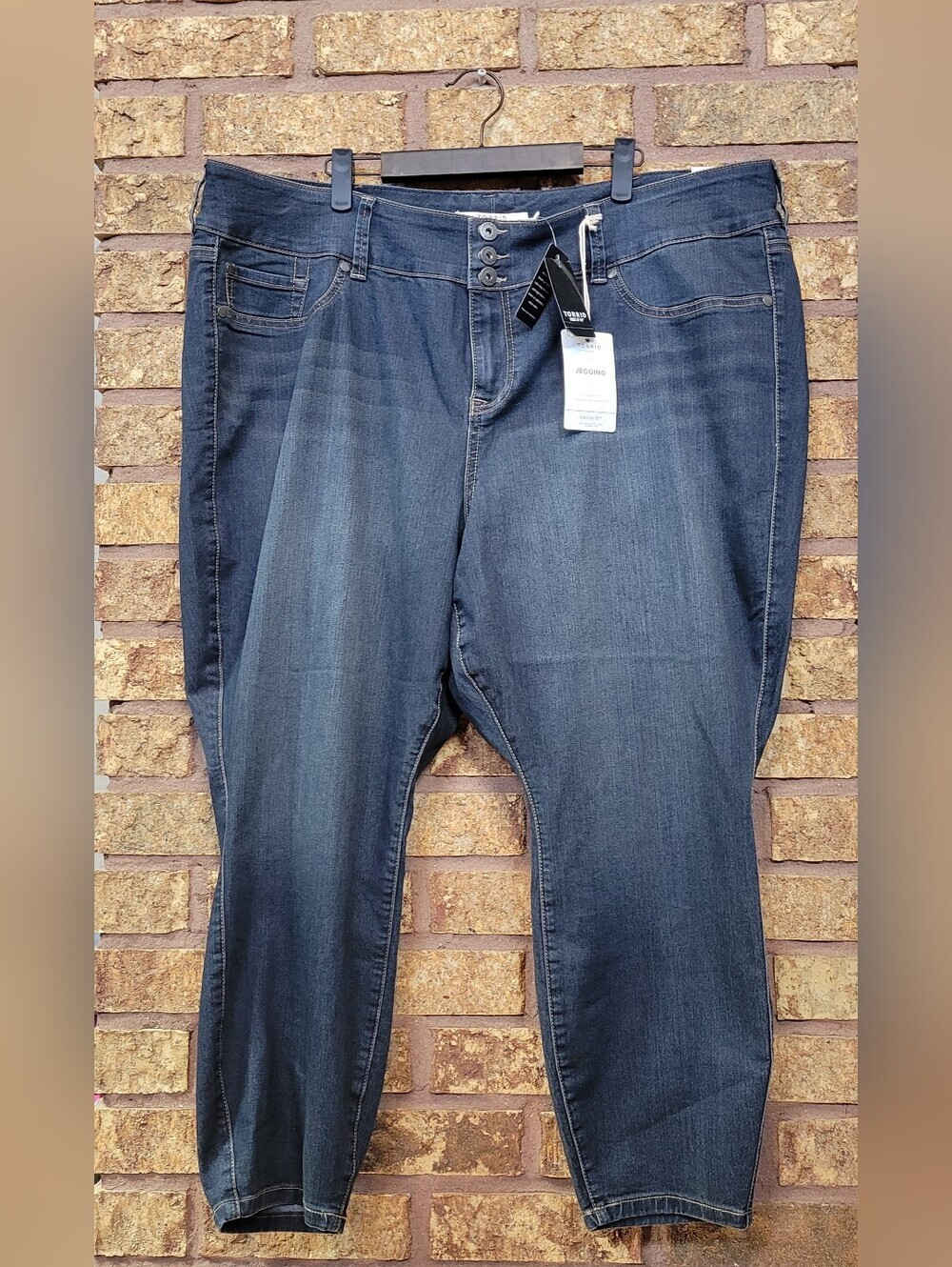 Torrid Denim Jegging Night Shade Size 26 Short Cotton Blend Stretch NWT